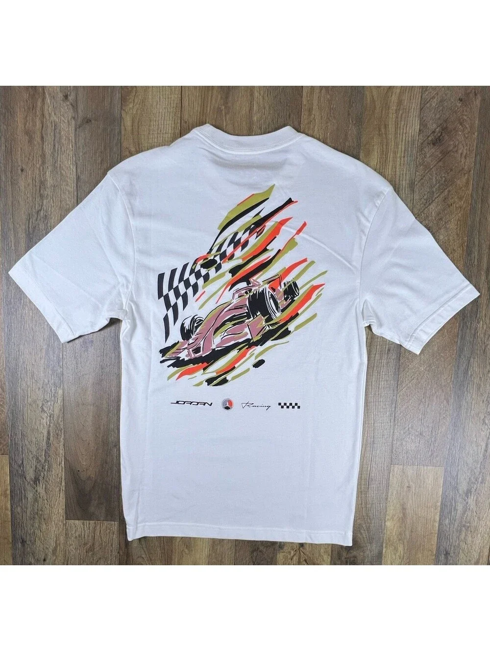 Jordan Racing Tyler Reddick Grand Prix T-Shirt New Size XS MJ 23 NWT 2 Sided